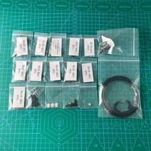 3d 프린터 부품 재료 V2.4 새로운 StealthBurner 압출기 나사 고정 장치 NeoPixel RGBW voron 2.4 Trident 3D 용 미니 버튼 PCB 호환, Basic parts, 01 Basic parts