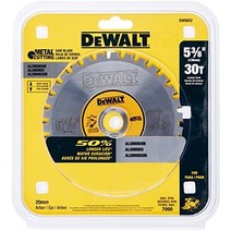 DEWALT Circular Saw Blade 5 3/8 Inch 30 Tooth Aluminum Cutting (DW9052)
