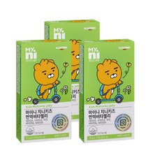 일동제약 마이니 유아 키즈 아연 지니키즈 면역 비타젤리 15포x3박스