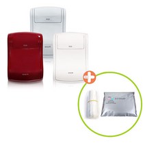 센스큐 에어 다용도 인테리어 미니 벽걸이 휴지통 3L + 전용봉투 300매, 와인 + 전용봉투 300매