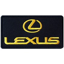 와펜 D738 - LEXUS 사각 골드 마크 패치