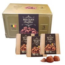 나트라 벨지안 트러플 초콜릿 1.2kg (400g x 3개입) 벨기에 초콜렛, 1개