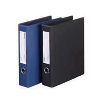 문화 비닐 3공D링 바인더 3cm B648-7, 흑색