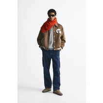 독일 자라 ZARA BOMBER JACKET WITH PATCH 103538