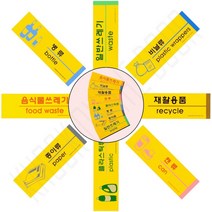포맥스 분리수거 표지판 플라스틱안내판 분리수거표지판재활용문구, (일반쓰레기)