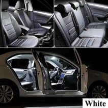자동차 인테리어 LED 조명 Canbus 현대 i10 i20 i30 i40 ix20 ix35 투손 산타페 Santafe 차량 실내 돔지도 램프 키트 AliExpress, 없음, 6000K White+16-20 Tucson 7PC
