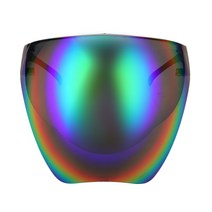 Faceshield-보호 여성 선글라스 자전거 남성 사이클링 안경 안전 고글 풀 페이스 커버 구형 사이클링 렌즈, B- Faceshield
