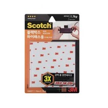 3M 스카치 블랙박스 고내열 양면 테이프 10 x 10cm, 4개