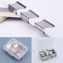 날클립 문구류 회사비품 실버날클립 50P