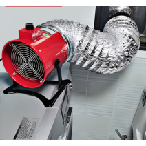 집 가정용 환풍기 베란다 환기 고기 냄세 제거 유동팬, 6인치 + 6미터 연기 파이프