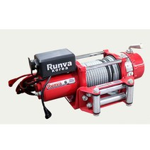 런바 차량용 DC윈치 12V 차량 견인용 작업 RKEX-6000U
