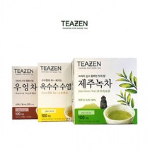 TEAZEN 제주녹차 옥수수수염차 우엉차 100티백 전통차, TEAZEN우엉차100티백