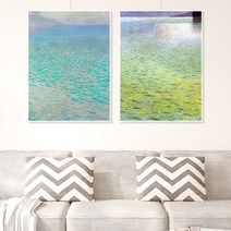 구스타프 클림트 그림 액자 14종 캔버스 20호(73x53cm), 12번.초상화D／캔버스액자(옆면연장)