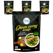 타이코코 그린 커리 수프, 250g, 4개
