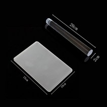 도자기 만들기 공예 공방 조각도 도구 20cm 솔리드 클레이 아크릴 물레 핀 점액 롤러 diy 모델링 클레이 수제 미술 액세서리, 1 세트