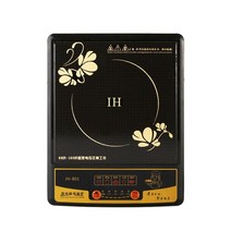 식당 인덕션 고화력 휴대용 가정용 전기 자석 조리기 방수 패널 보일러 냄비 요리 스토브 주방 볶음 쿡탑, [01] Black, [01] 미국