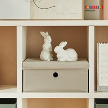 한샘 샘 폴리 수납바스켓 모음, 1개, 01.샘폴리바스켓(중)크림