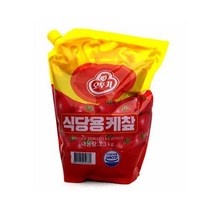 프리미엄 오뚜기 식당용 케찹 3.3kg 스파우트팩 대용량 업소용 케첩, 오뚜기 식당용케찹3.3kg스파우트팩