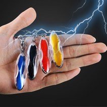 열쇠고리 정전기방지 키링 자동차키홀더 겨울용, 옐로우