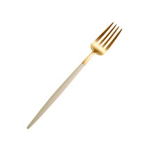 큐티폴고아 아이보리골드 디저트포크