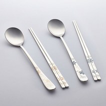 골든벨 [AK백화점]로이스 컬러 레이저 부부수저 세트, 단일옵션
