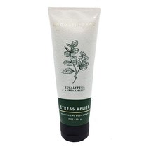 배쓰앤바디웍스 Bath & Body Works 아로마테라피 유칼립투스 스피어민트 보디 크림 8 oz, Eucalyptus_8 Ounce (Pack of 3)