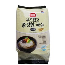사조해표 부드럽고 쫄깃한 국수 1BOX (3kg X 4봉)