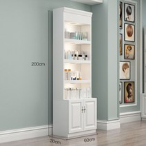 상품 진열대 4단 스탠드 인테리어 맞춤 소품 철제 진열장, 07 [200x60x30화이트]클래식/2dc