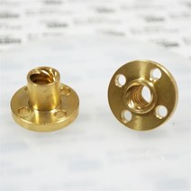 [파츠키츠] T8 리드 스크류 너트 2mm 피치 황동 8리드 DIY, T8-2mm 리드스크류 너트 (황동)