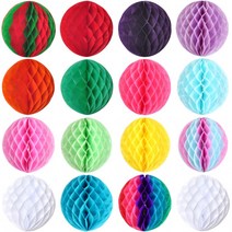 (파티 허니컴볼20cm)꽃볼 페이퍼벌룬 페이퍼휠 파티장식, 틸