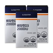 닥터루템 (유통기한 2024.04.06)[닥터루템]비타민D3 2000IU 3병 (총 9개월분)