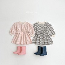 비비드아이 밴딩스트라이프원피스 (XS~JM)