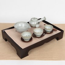 귀얄청 교육용 직쟁반 3인다기세트