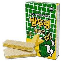 서주 밭두렁 웨하스 63g 과자 옥수수 콘 웨이퍼 간식, 10개