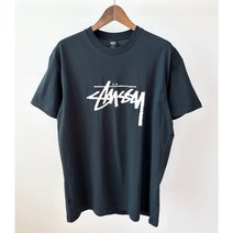 스투시 솔리드 티셔츠 ST035000 블랙 MENS