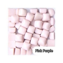 재료 공예 취미 모자이크 100g/3.52oz(약 300pcs) 0.58cm 정사각형 유약 옥 타일 DIY 만들기 멀티 색상 옵션, 100g-3.52oz, Pink Purple