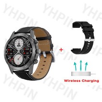 스마트워치 남녀공용 NFC 럭셔리 기계식 스타일 스포츠 GPS 트래커 피트니스 팔찌 손목워치 DT70 +, 5.Original BK leather