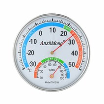 MJC085493습도계 온도측정계 아날로그 온도계 무전원 온도측정, 1세트