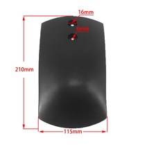 4륜 atv 오토바이 사륜 농업용 산악 튜닝 파츠Mofaner 1pcs Moto rcycle Cover Front Rear For Fender MudG, 한개옵션0