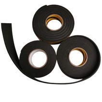 EVA 단면 스폰지테이프 흑색 폭 10mm 두께선택, 두께1mm