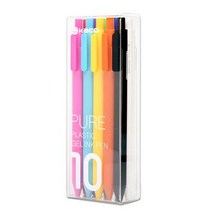 KACO PURE 소프트 젤펜 0.5mm 10p, 혼합 색상, 1세트