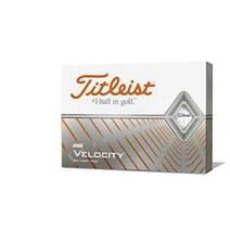 TITLEIST 타이틀리스트 골프공 벨로시티 12개입 선물, 화이트
