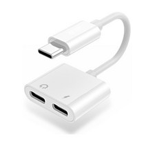 C타입 이어폰 AUX 젠더 C타입을 3.5파이로 변환 고속충전지원 / 이어폰 듀얼젠더 / 갤럭시S21/22 갤럭시노트20 완벽지원, 1개, 4.C타입 C 듀얼