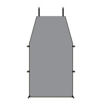 WMXZ 차박도킹텐트 캠핑텐트 캠핑 타프, 440*200, 회색