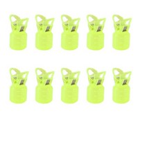 호환 낚시배 바다낚시배요트 부품 10pcs 오징어 지그 후크 프로텍터 커버 지그 미끼 후크 안전 모자 애호가를위한 fihsing 도구 액세서리, 연한 녹색-l