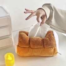 데데리트 인테리어 귀여운 식빵 모양 티슈 각티슈 휴지 케이스 커버 디스펜서, 식빵 티슈케이스