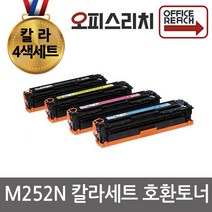 4색1세트 Color LaserJet Pro M252N HP 호환토너 CF400A