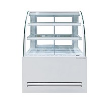 세경냉동 카페용 3단 제과쇼케이스 라운드900 화이트