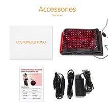 2021 새로운 660nm led 빨간불 및 850nm 근적외선을 통해 근육통 운동 체중 감소 적색 광선 치료 벨트 완화, tlb300-블랙, 유럽 ​​연합