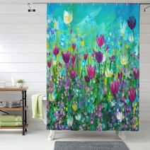 희망과 꿈 목욕 및 샤워 가정 용품 커튼, 152x183cm(60x72in)